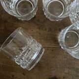 Set of 6 Luminarc Quadrille whisky glasses - Brand new condition