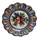 Assiette talavera grès émaillé espagnol