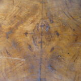 Oval coffee table Art Deco Walnut Burr