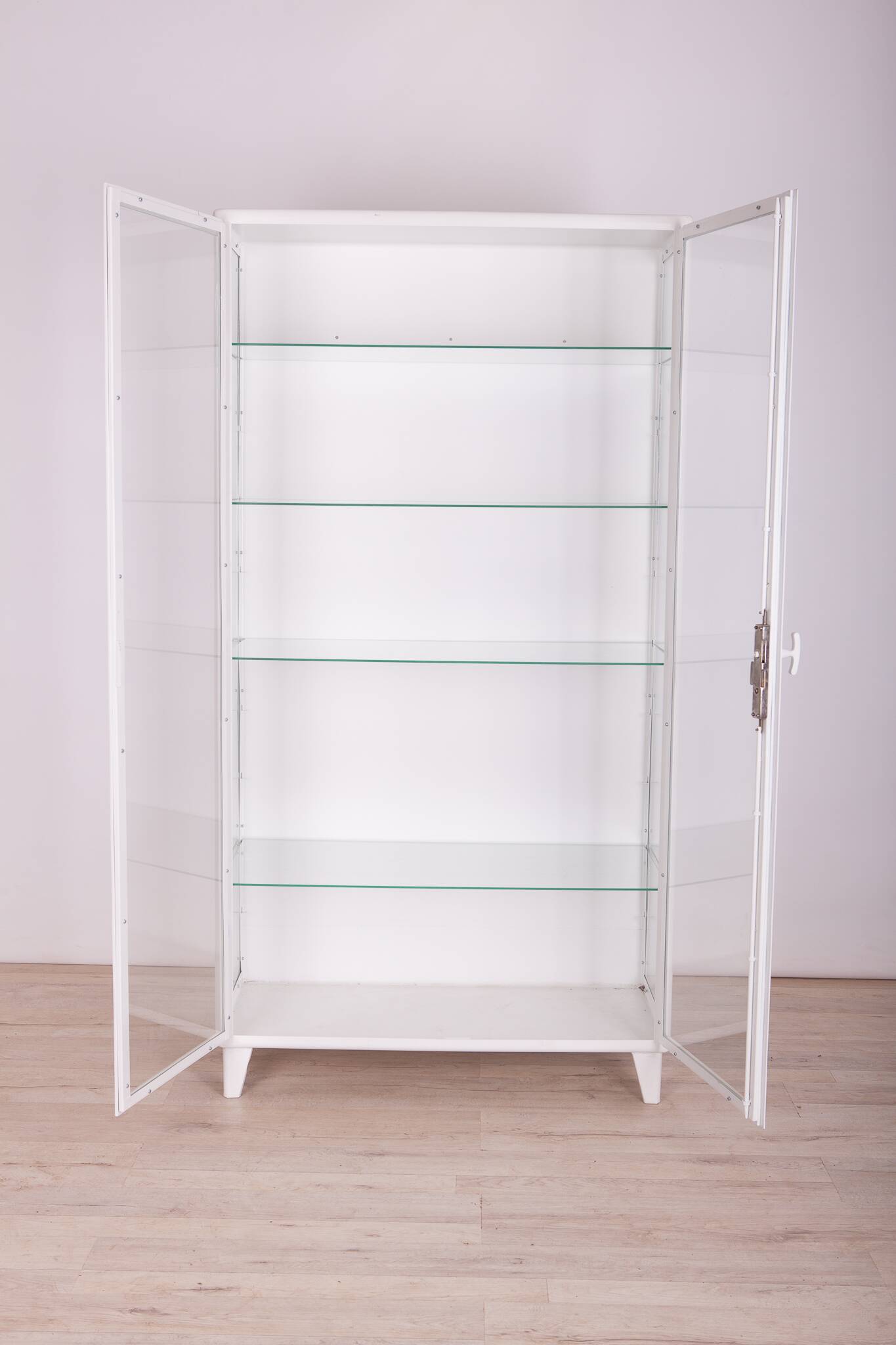 Vintage industrial medical cabinet, 1950s