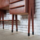 mid-century Italian Wall Unit & Bookcase, 1950s