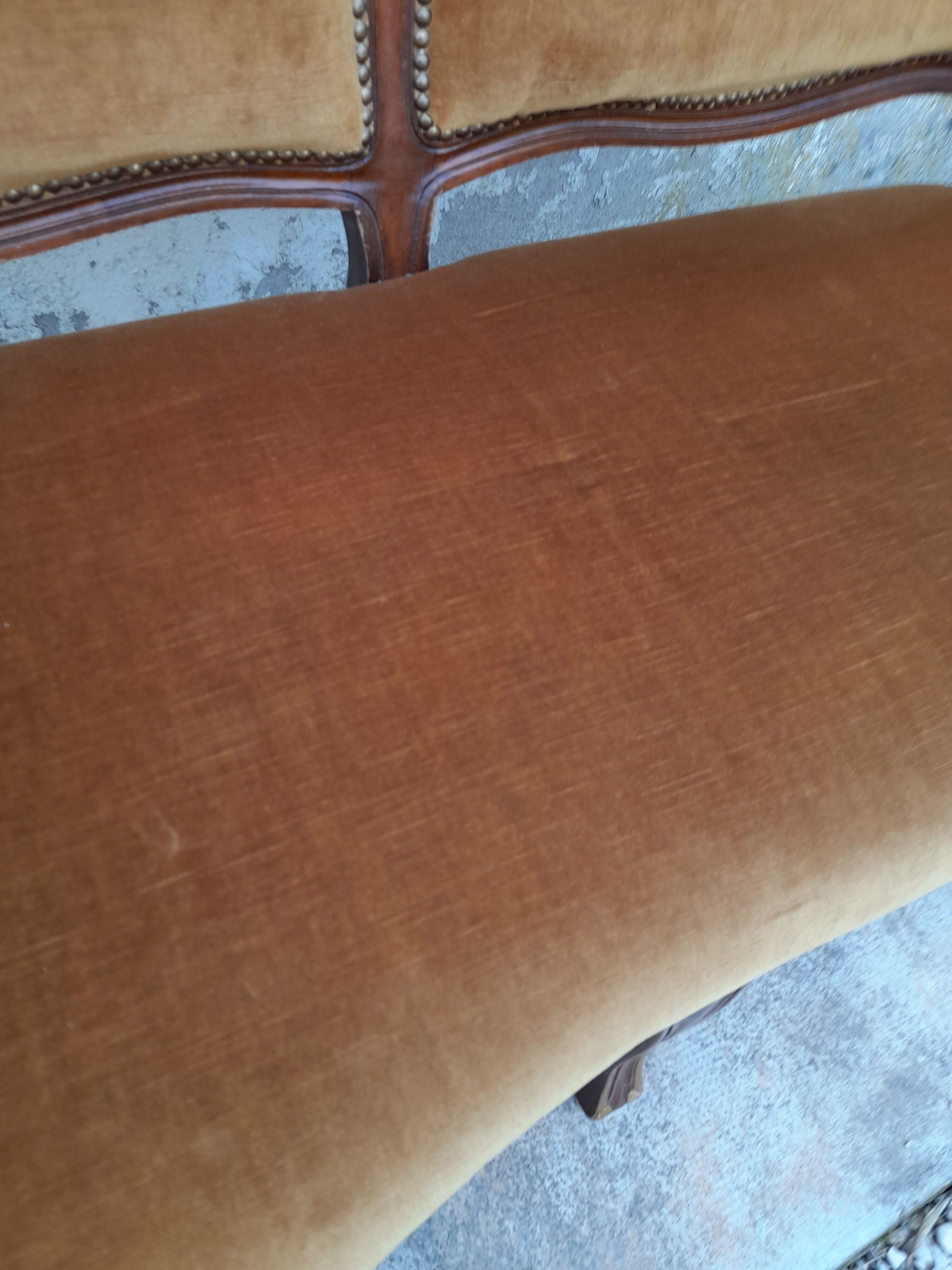 Banquette canapé style Louis XV 1930