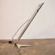 1990s Space Age lamp, nickel-plated brass and aluminium, 40 cm