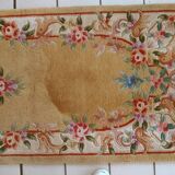 Tapis Art Déco Vintage Chinois, Années 1970, Couleurs Vibrantes