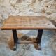 Antique oak bistro table – France, 1920s