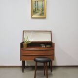 Vintage gold frame painting forest