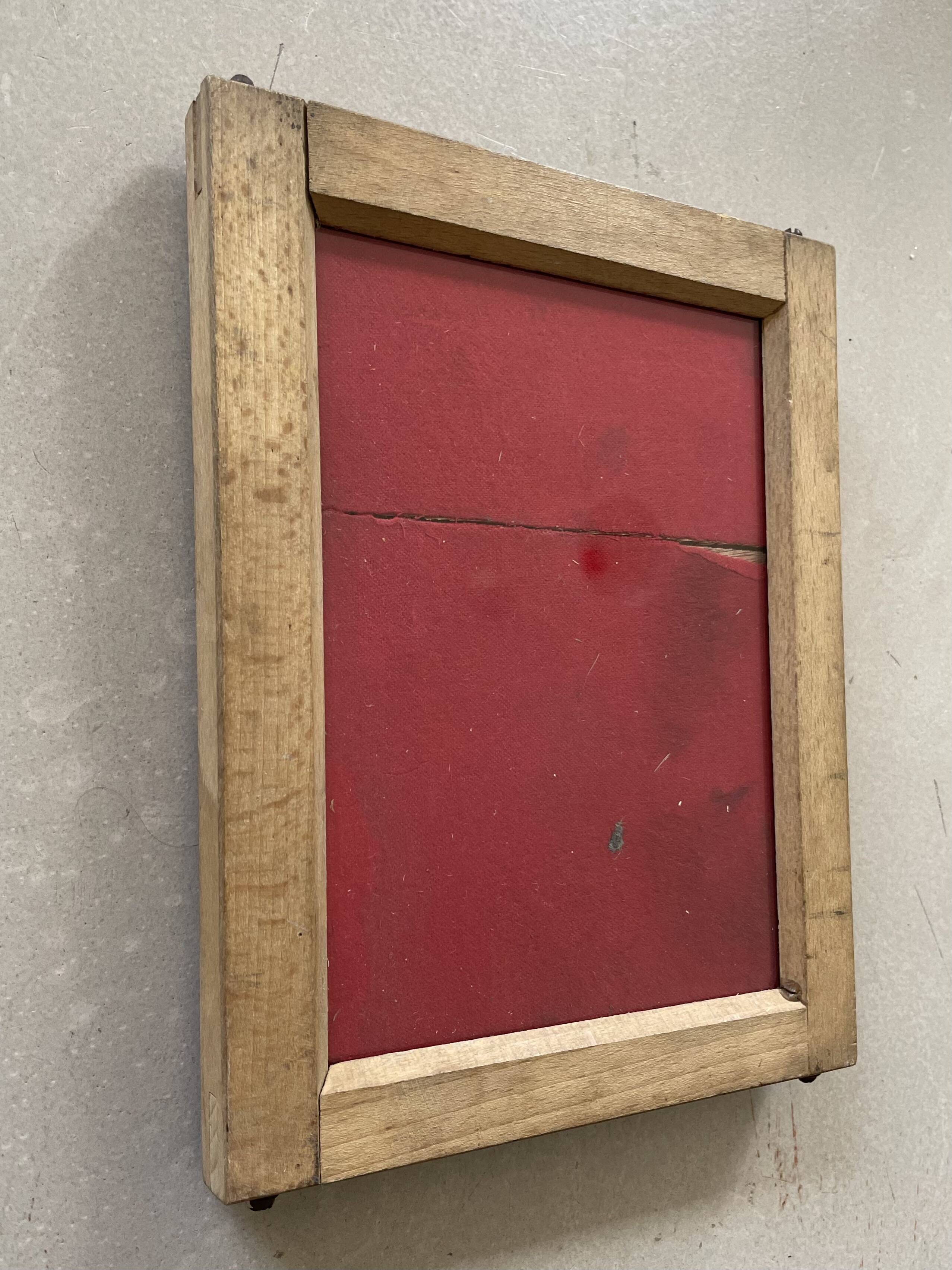 Old photo press frame