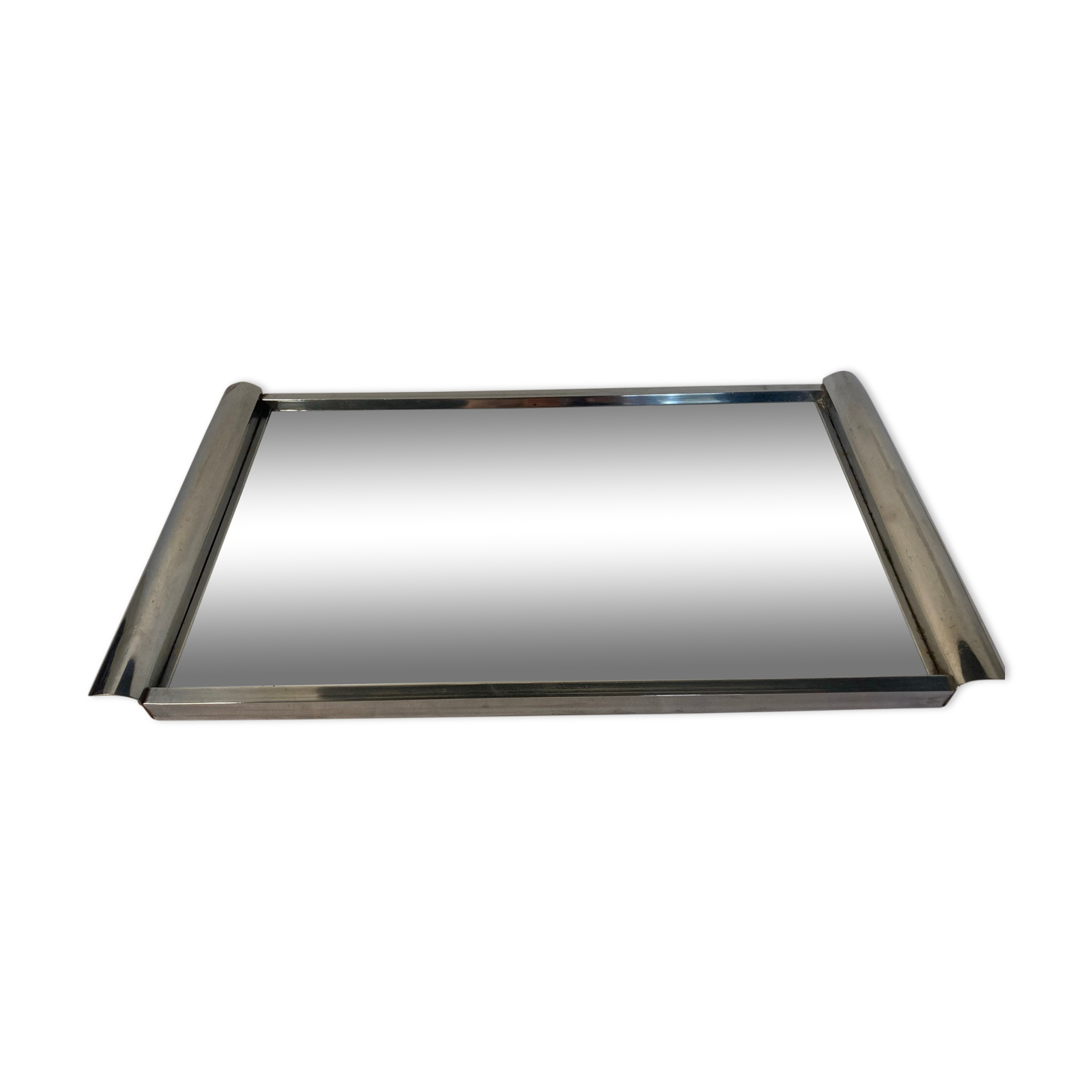 Art Deco mirror tray and chrome around 1930