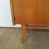 Bookcase with compass feet