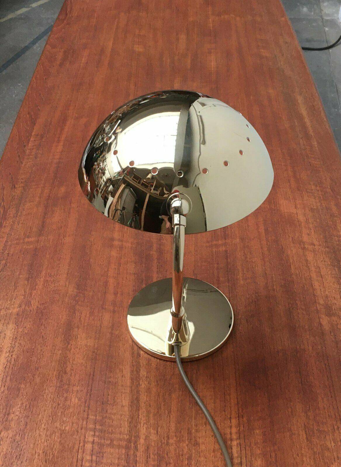 Mid-century German brass table lamp by Cosack.