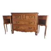 Dresser +2 bedside tables
