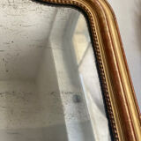 Old mirror louis Philippe golden gold leaf fireplace
