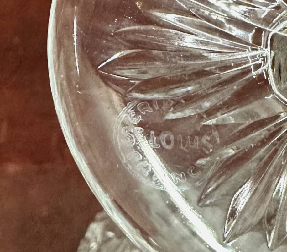 18 Saint Louis crystal white wine glasses “Florence model” -340001