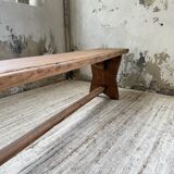 2.5m XL pine farm bench