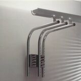 Vintage wall light 20581, chrome metal, by Verre Lumière Studio France 1978