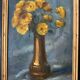 Tableau ancien , nature morte aux renoncules signé Abel Gay ( 1877-1961)