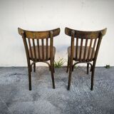 Paire de chaises bistrot