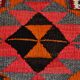 Red & Orange Oriental Kilim Runner Rug, 105x340Cm