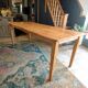 Table de ferme 200 x 80 chêne clair