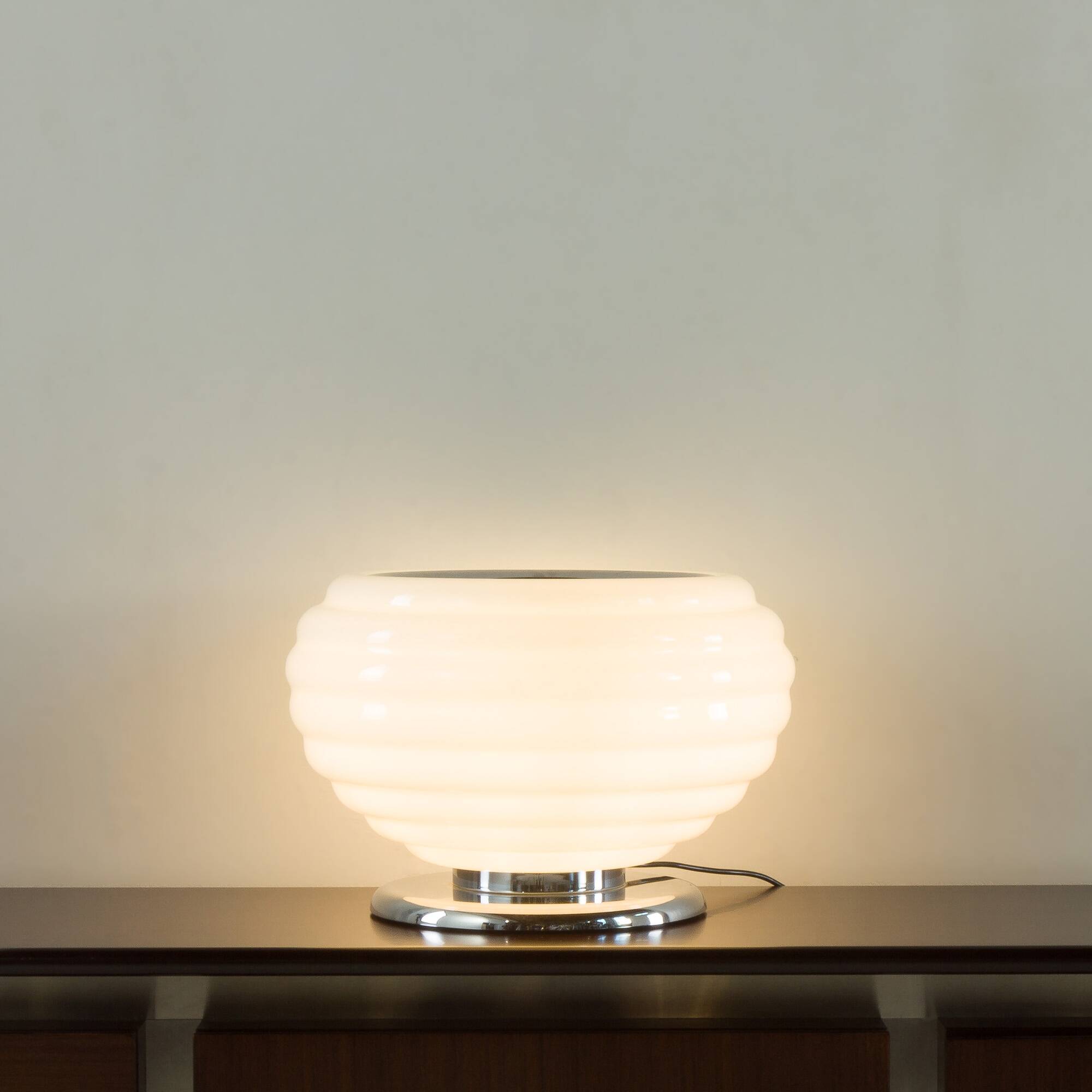 Italian space age table lamp attr. to Achille Castiglioni, 1970s