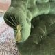 Velvet toad armchair