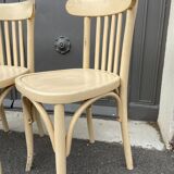 4 chairs bistro vintage coffee 1950