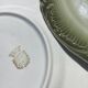 6 Gien dessert anemones opaque porcelain porcelain