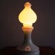Vintage Czechoslovak Bishop Glass Lamp by Ivan Jakeš, 1970s