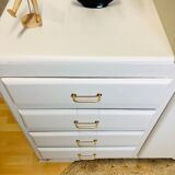 Beige asymmetrical cabinet