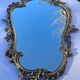 Miroir en bronze, XXème s.