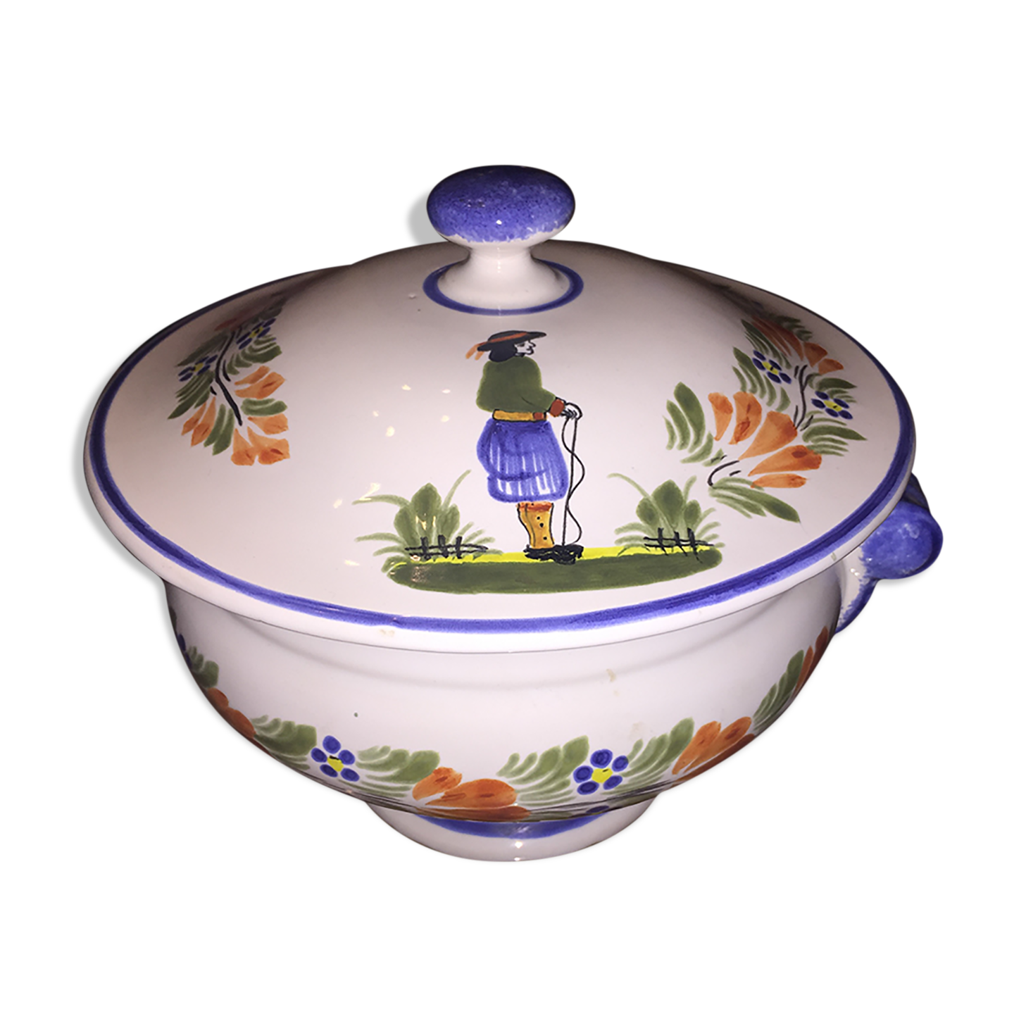 Vintage Henriot soup bowl