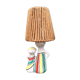 Lampe en céramique et corde 1950