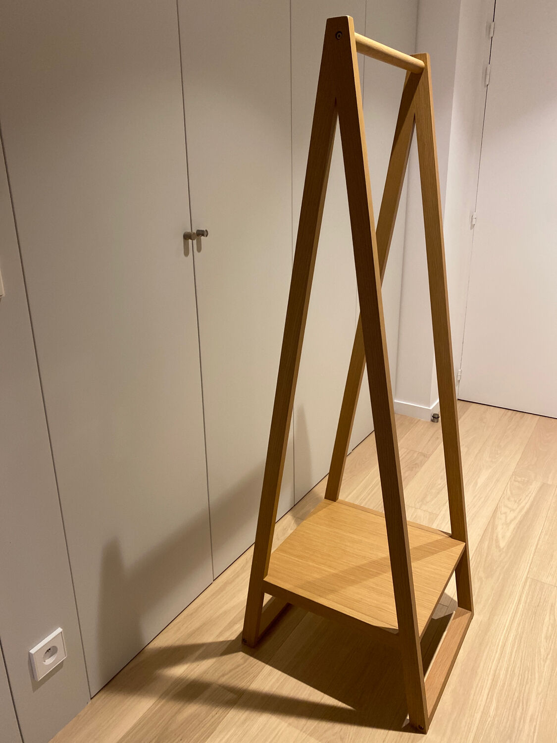 Muji coat rack in oak