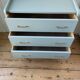 Commode 3 tiroirs vert amande