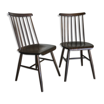 Paire de chaises par Yngve Ekström pour Pastoe années 1960, Ensemble de 2