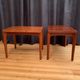 Pair of side tables by Henning Kjaernulf, Vejle Møbelfabrik, Denmark, 1960s
