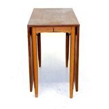 Teak dining table with swings, Sweden, 1960