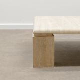 70’s Italian travertine coffee table