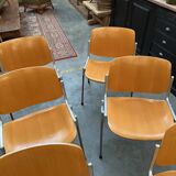 Suite of 18 DSC106 chairs by Giancarlo PIRETTI for Castelli