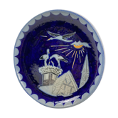Decorative plate sandstone with salt Alsace Betschdorf 23cm