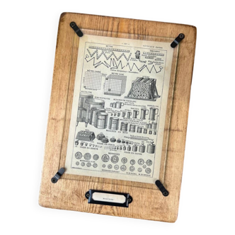 Larousse board illustrated 1916 • “Metric”