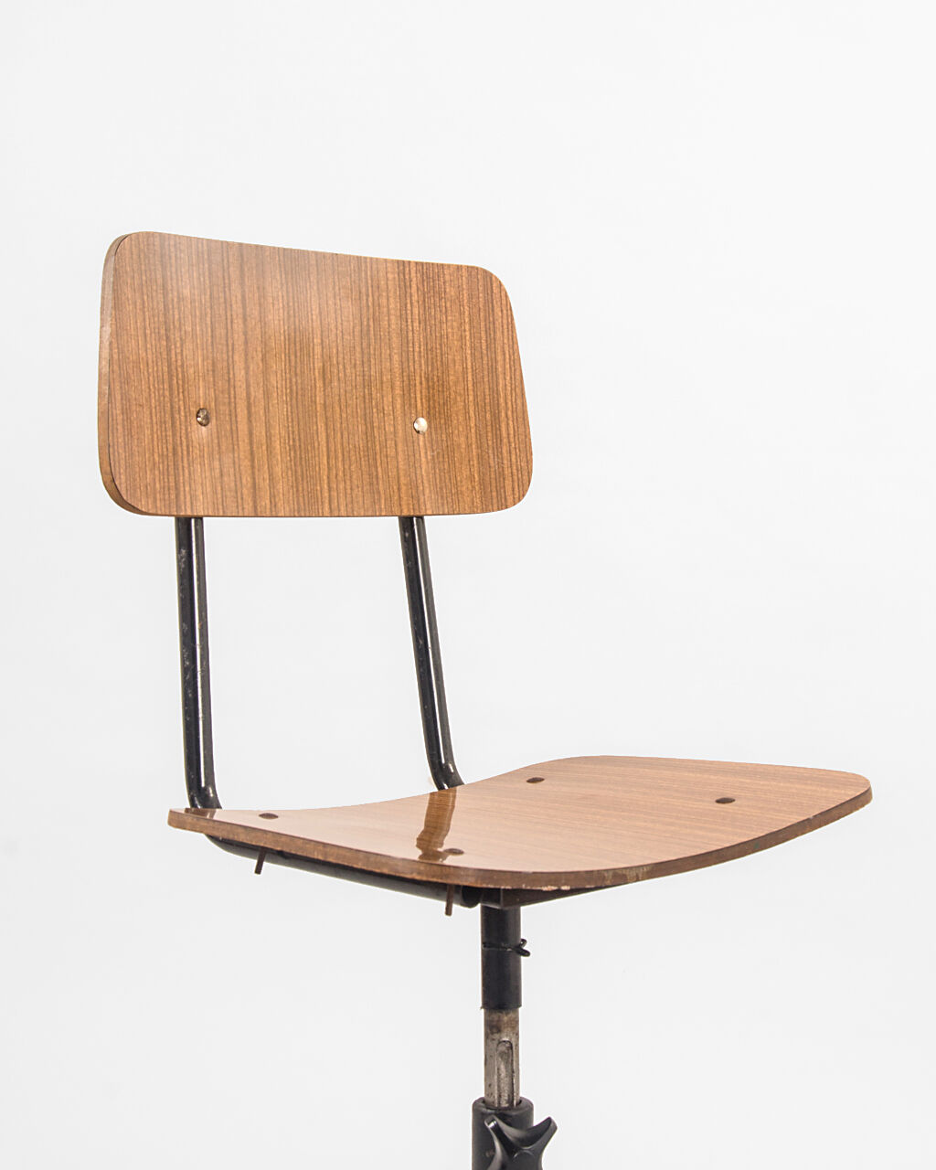 Vintage chair in metal and formica, 1970s