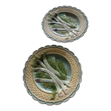 2 plates slurry asparagus