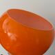 Vintage suspension lamp in orange opaline electrified to nine