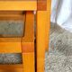 Nesting tables in solid wood and glass – 70s