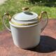teapot, sugar bowl, cream jug, porcelain from Sologne, Larchevêque