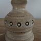 Vintage ceramic lamp with cut-outs by Georges Pelletier.