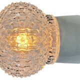 Vintage White Porcelain Ceiling Light, 1970s