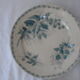 2 Plates faience old Bondonviller decoration MURE wild fruit iron earth diameter 22 cm