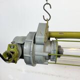 Grey Soviet Industrial Hanging Tube Light, 1970s
